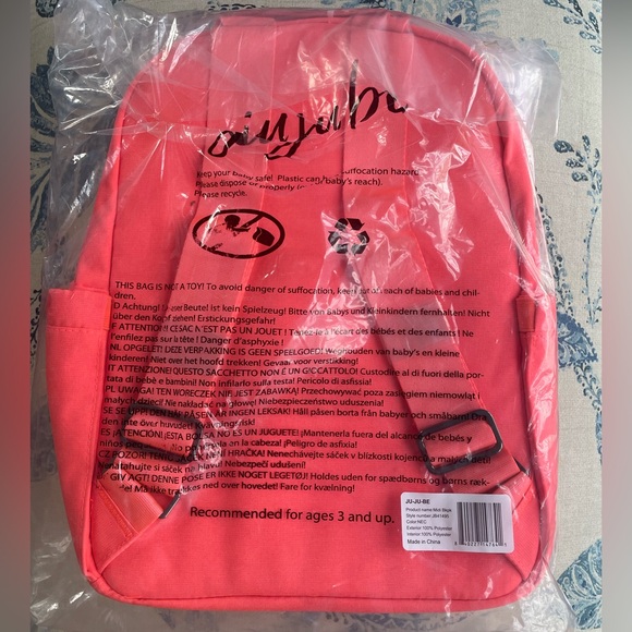 Ju-Ju-Be Neon Coral Midi Backpack main image 9